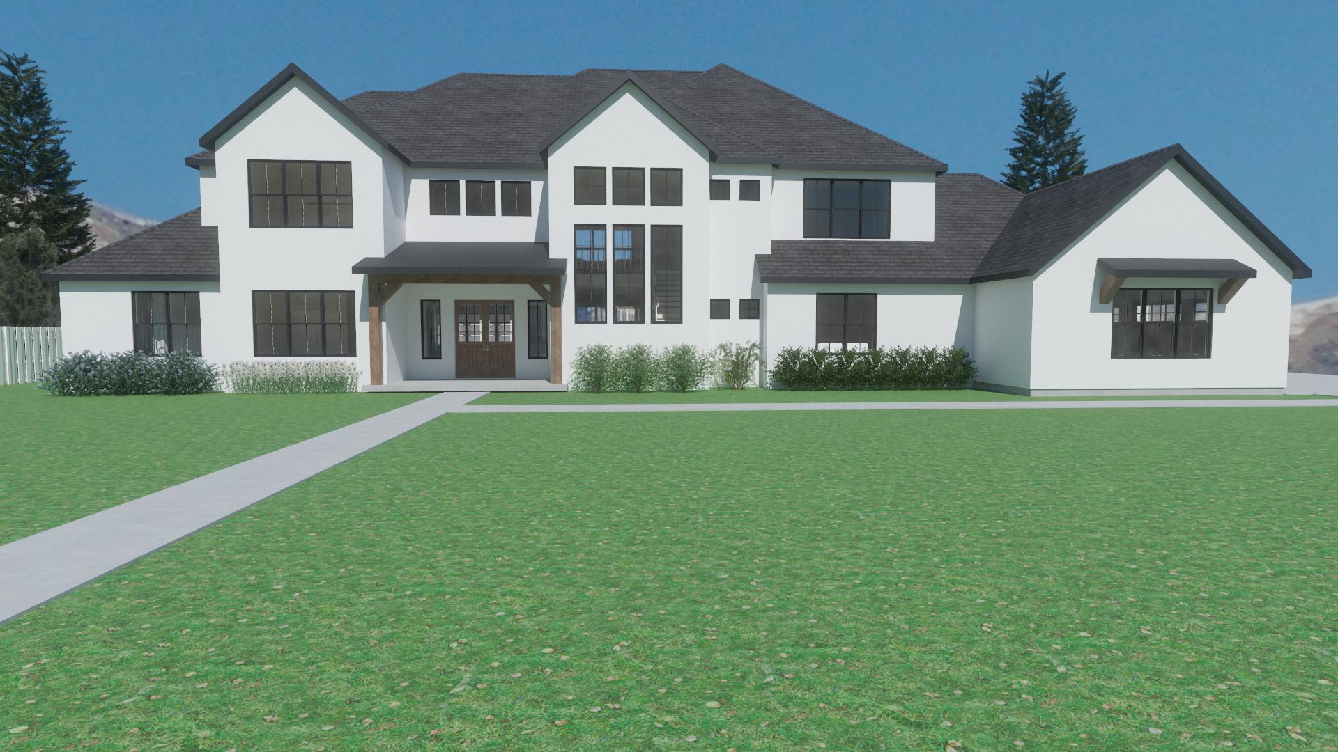 Custom Home Rendering