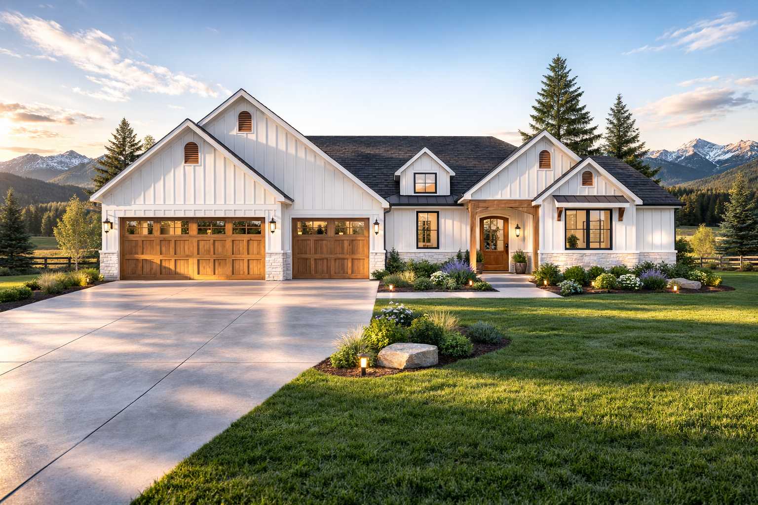 Detailed architectural designs and elevations