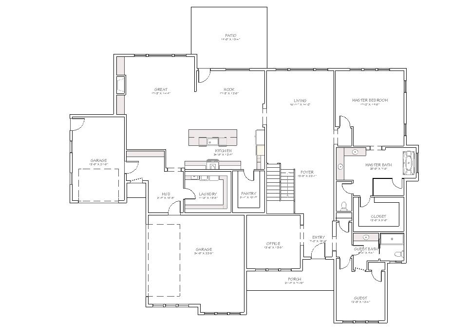 Custom Home Floor Plan